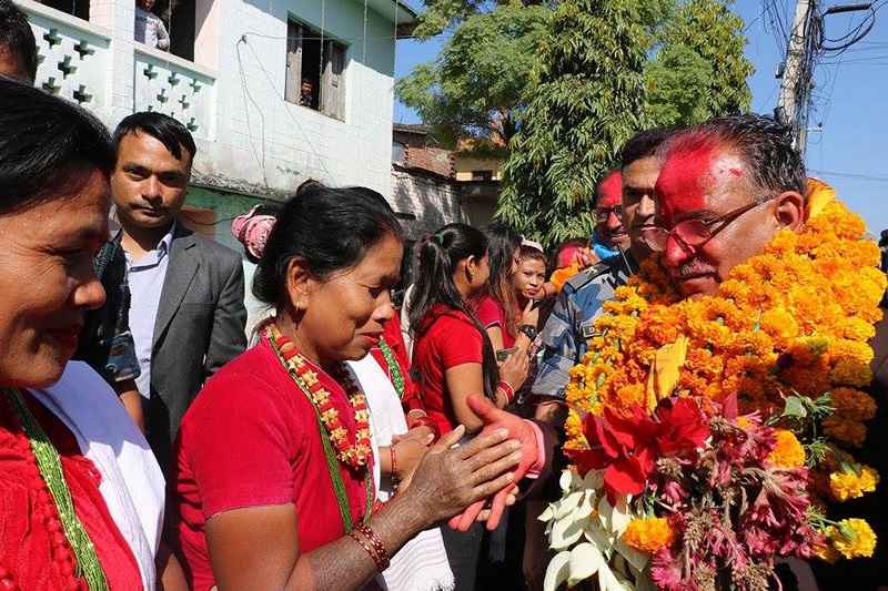 राजनीतिक स्थायित्व र विकासका लागि निर्वाचन महत्वपूर्ण  : अध्यक्ष दाहाल